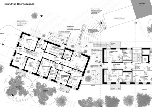 Skizze Neubau Obergeschoss
